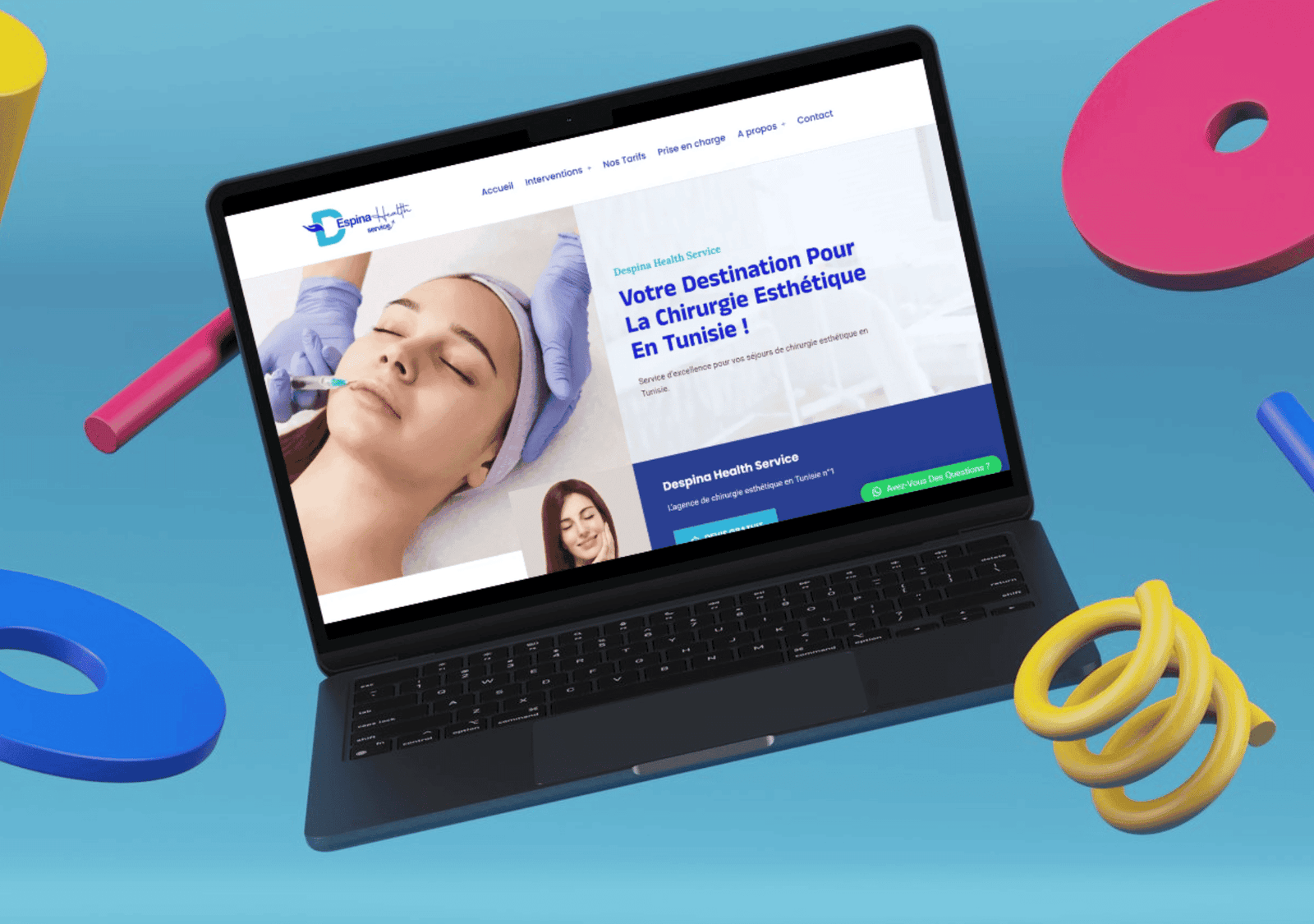 Despina Health Service — Medical tourism & aesthetics digital project by THE ROAD
