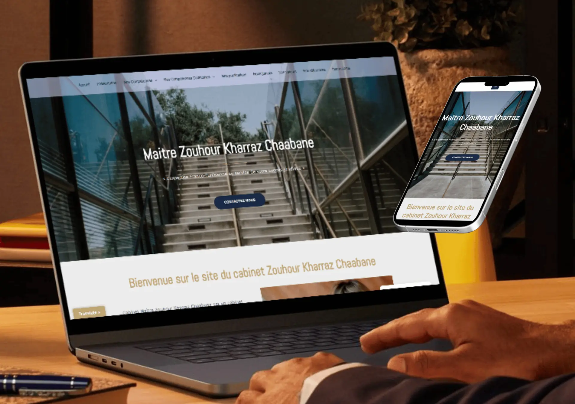 Attorney Zouhour Kharraz Chaabane — digital project by THE ROAD