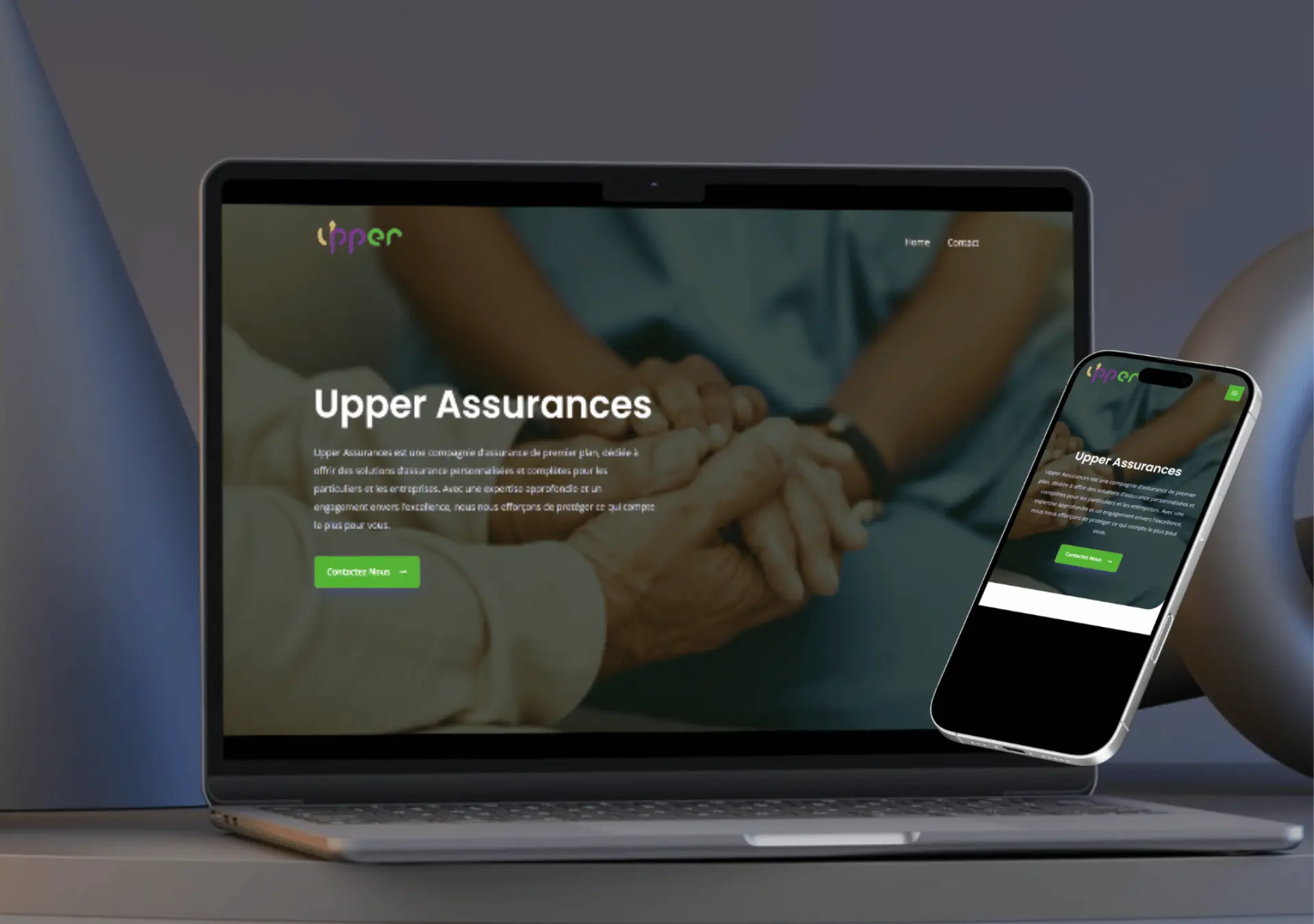 Upper Assurance — Insurance & financial services digital project by THE ROAD