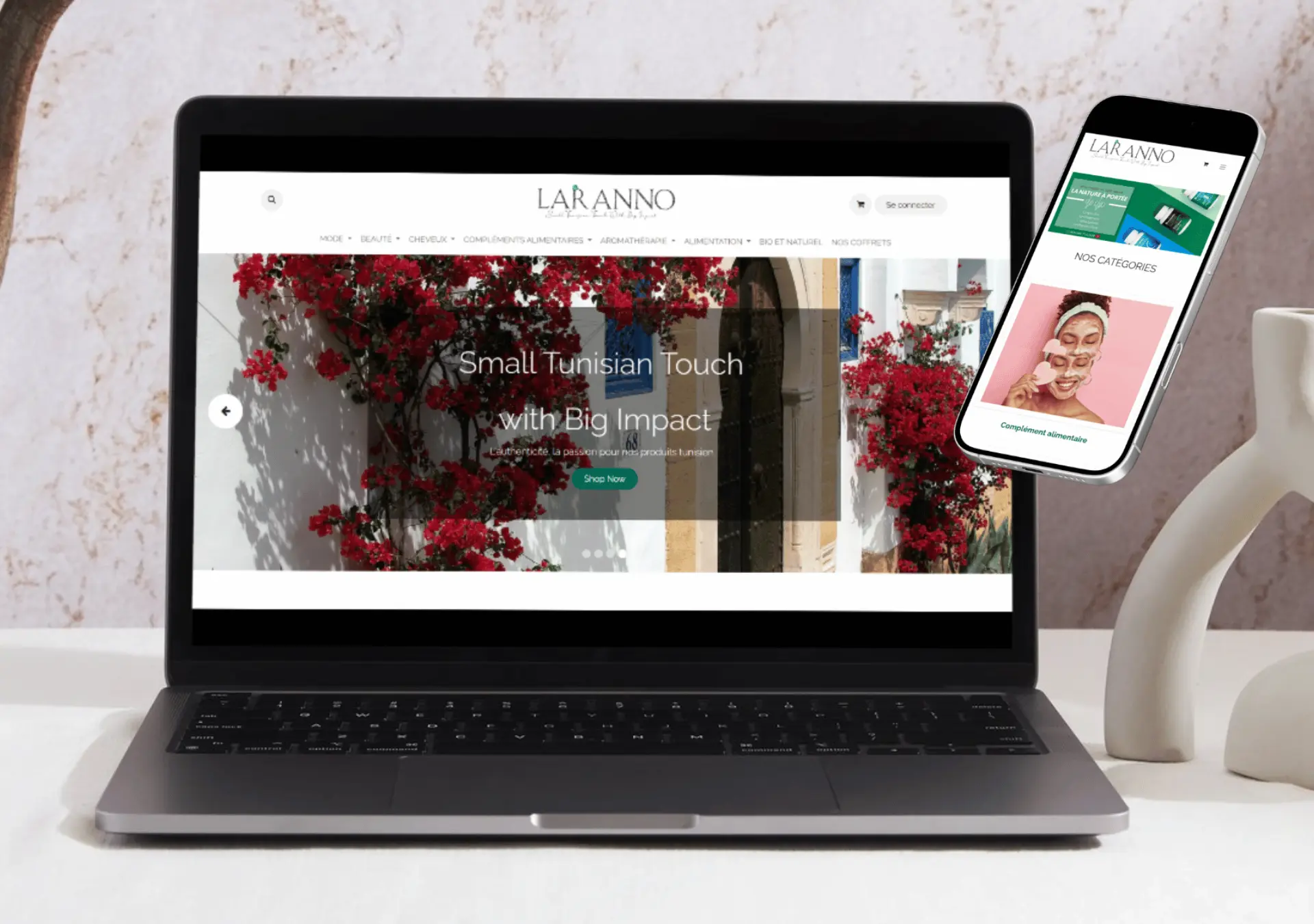 Laranno — Sustainable craft & lifestyle digital project by THE ROAD