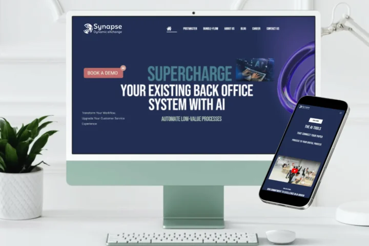SynapseDX — Technology & artificial intelligence digital project by THE ROAD