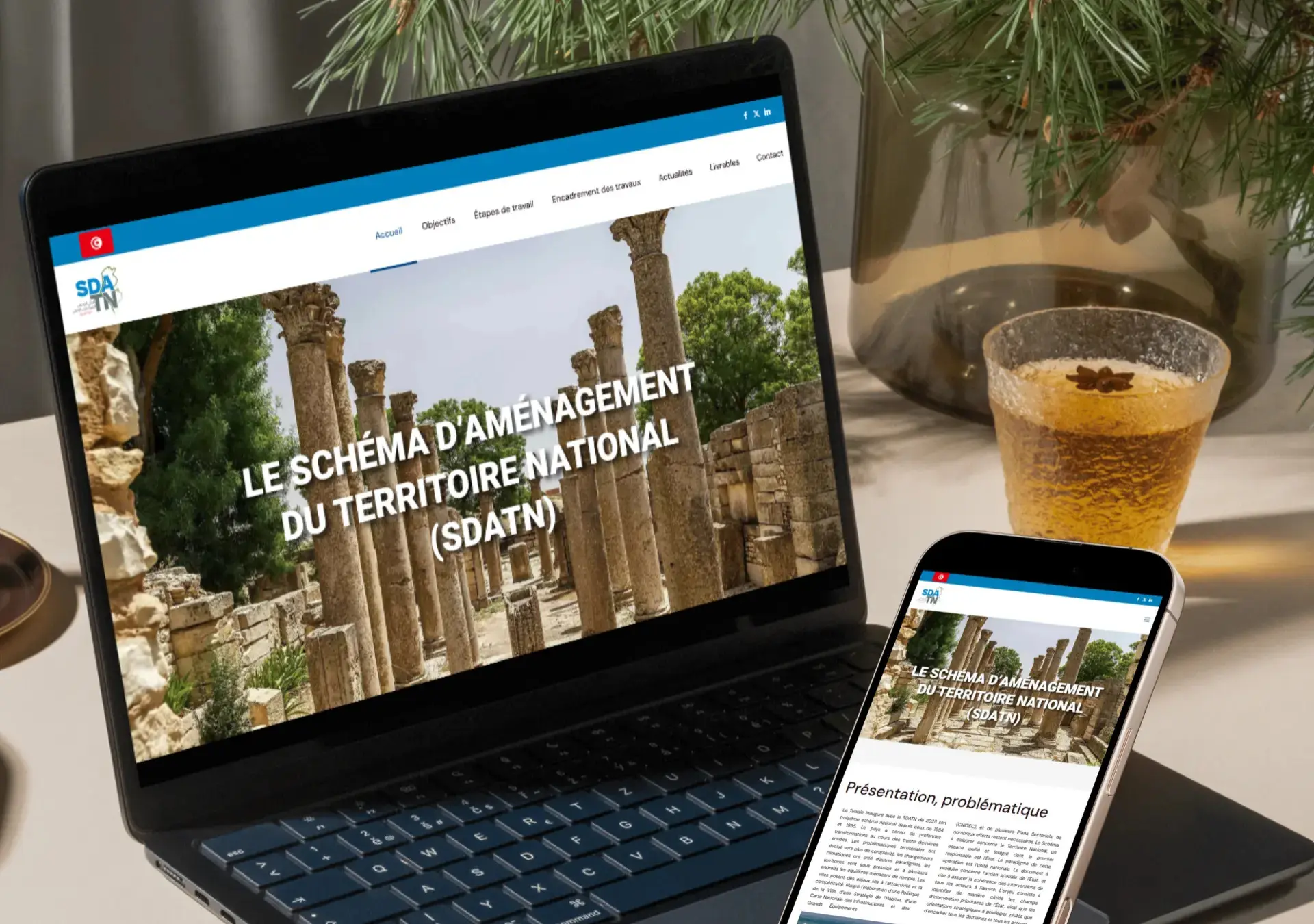 Tunisia National Spatial Planning Scheme (SDATN) — digital project by THE ROAD