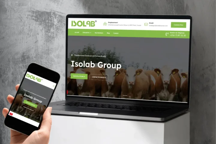 ISOLAB Group — Agrifood & livestock digital project by THE ROAD