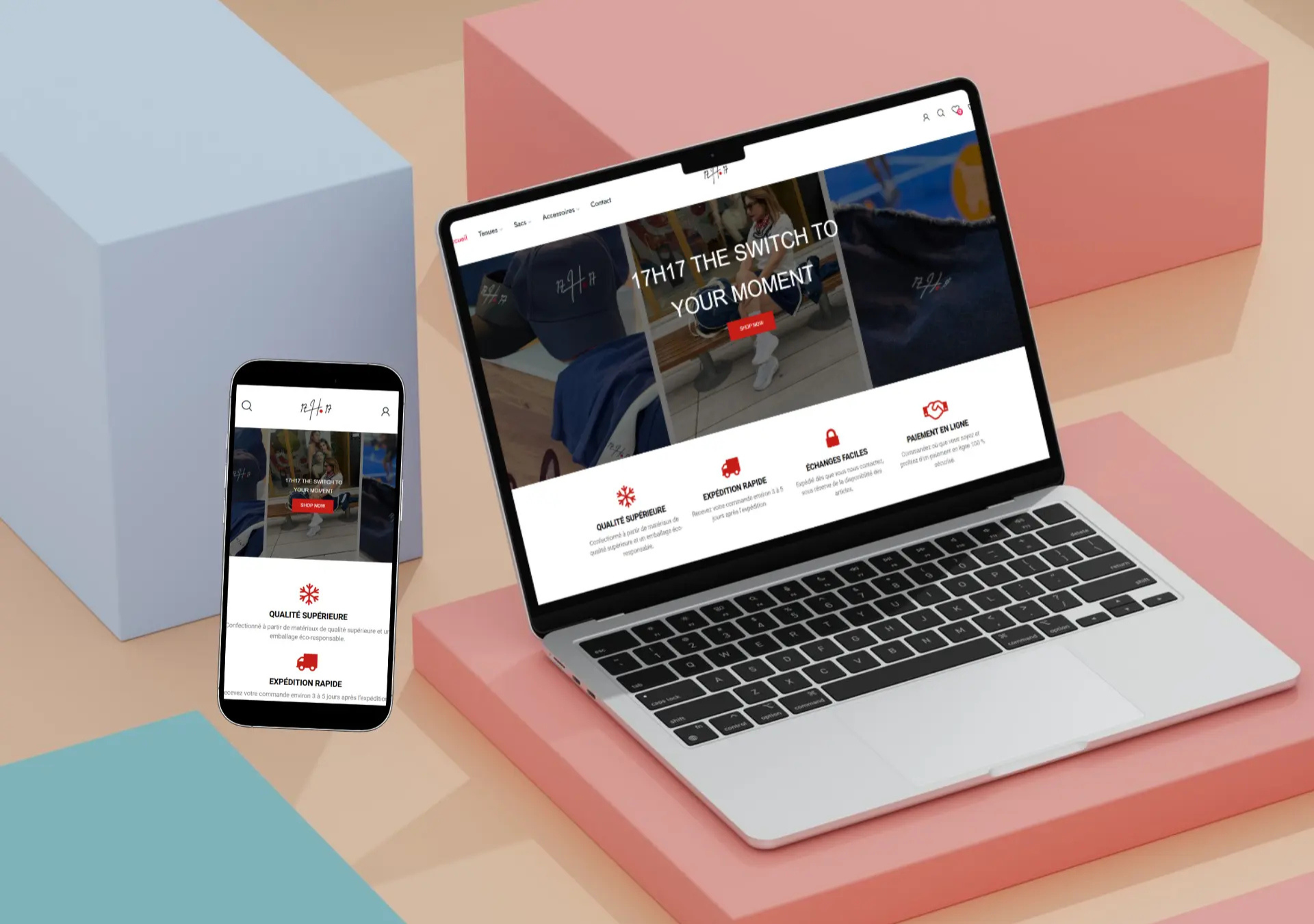 17H17.shop — Sport, padel & ecommerce digital project by THE ROAD