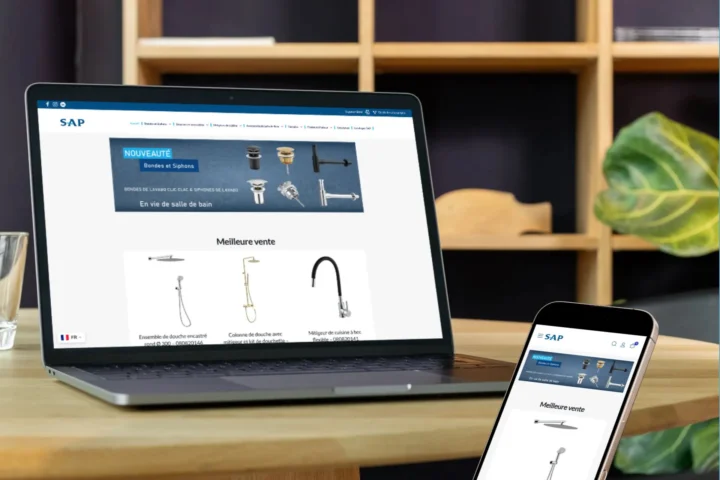 SAP — Sanitary equipment & technical solutions digital project by THE ROAD