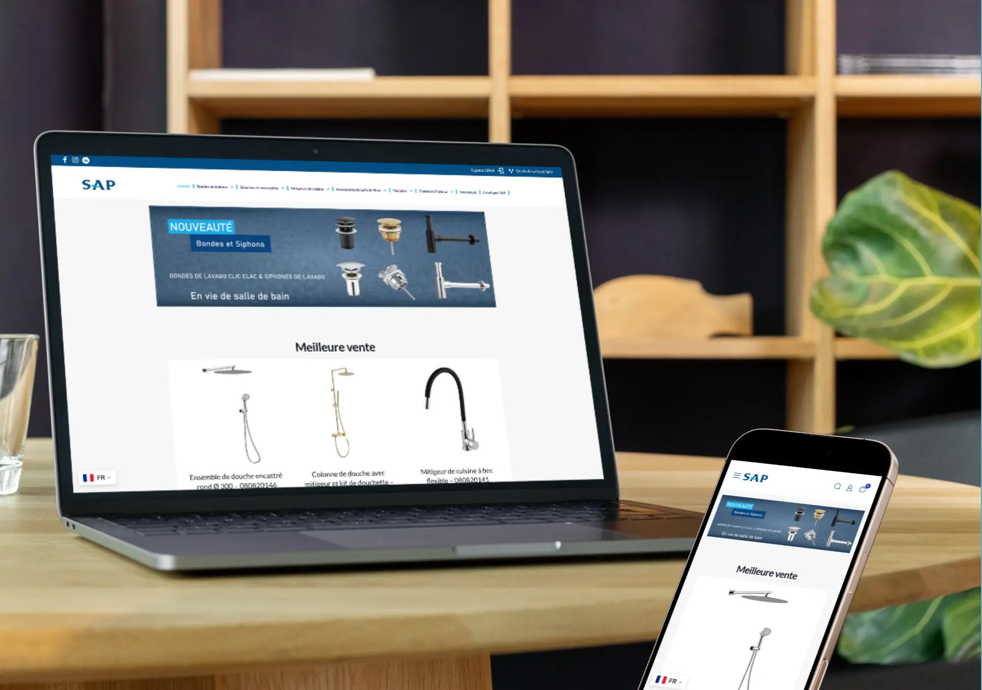 SAP — Sanitary equipment & technical solutions digital project by THE ROAD
